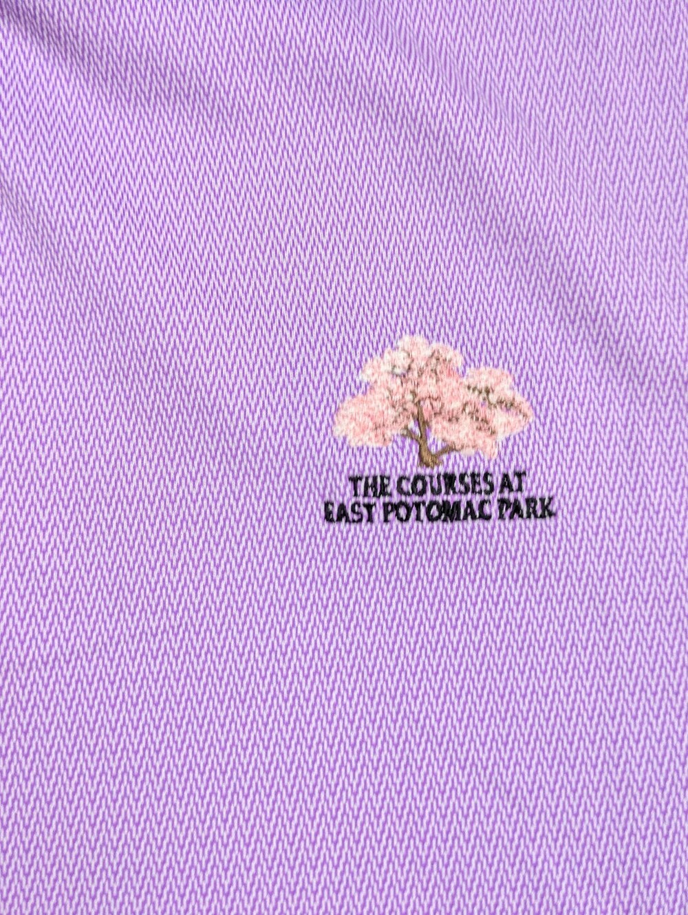 Footjoy East Potomac Golf Links Cherry Blossom Logo Performance Polo Sz 2XL - Picture 7 of 7